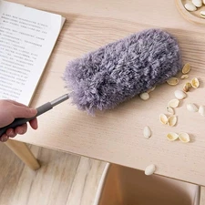 Microfiber Dusting Duster Soft Feather Brush Household Extendable Cleaning Tool