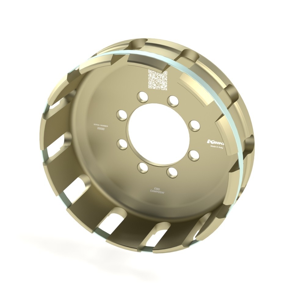 Cesta embrague Ducati KBIKE en aluminio Ergal 7075 T6 NUEVO