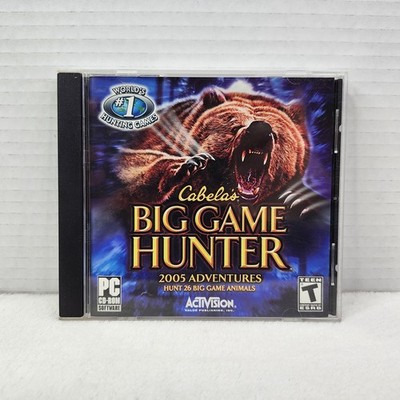 Cabelas Big Game Hunter 2005 PC CD Rom Software Activision Hunting Game