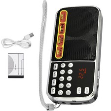 600mA Battery Portable Radio AM FM Support Manual and automatic channel search