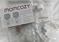 Momcozy S9Pro-K Wearable Double Electric Breast Pump, LED, 24mm White Set