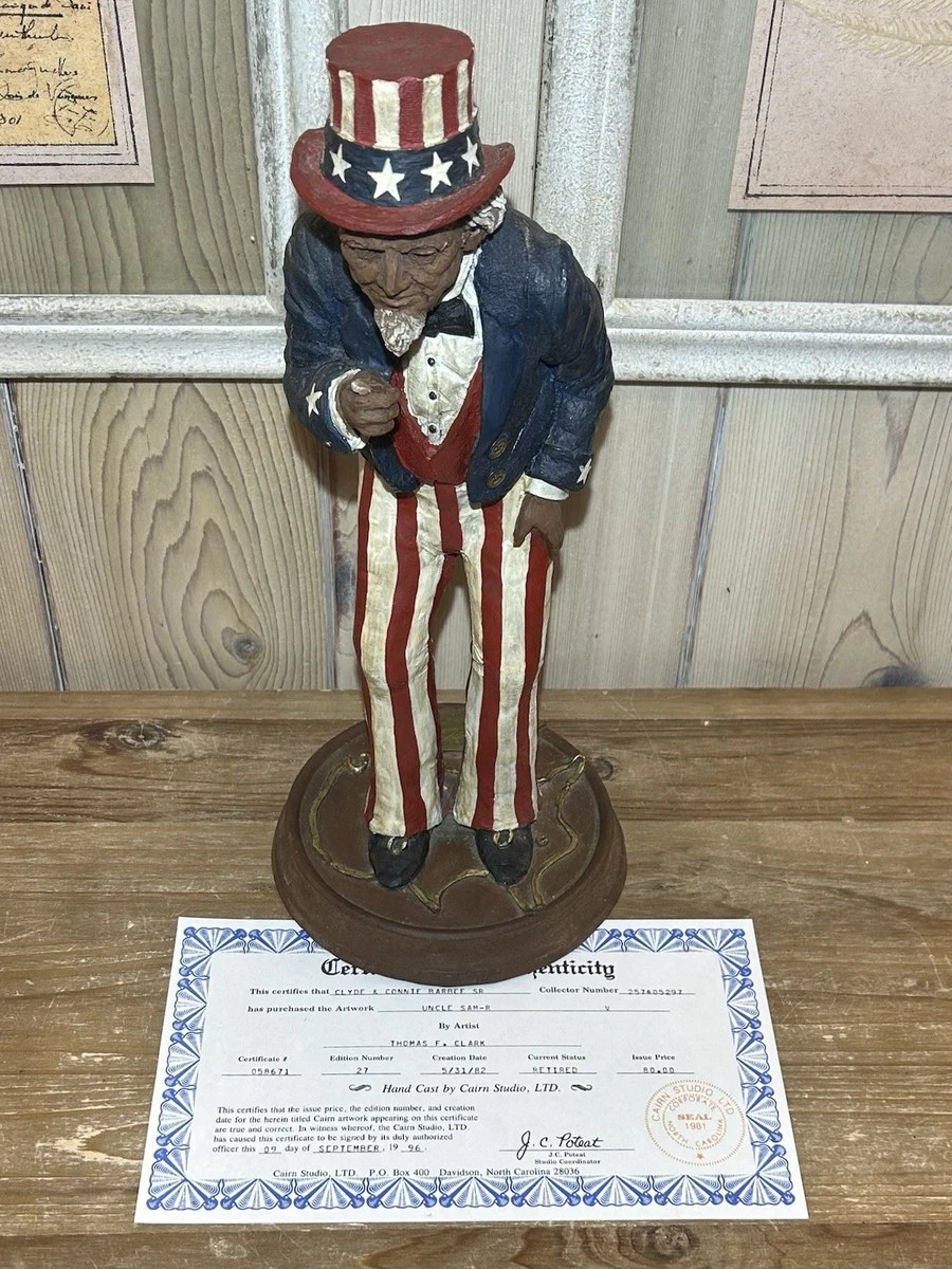 UNCLE SAM by Tom Clark Cairn Studio Figurine Edition (Missing