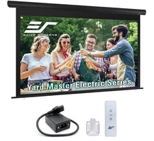 150 In Motorized Projection screen White