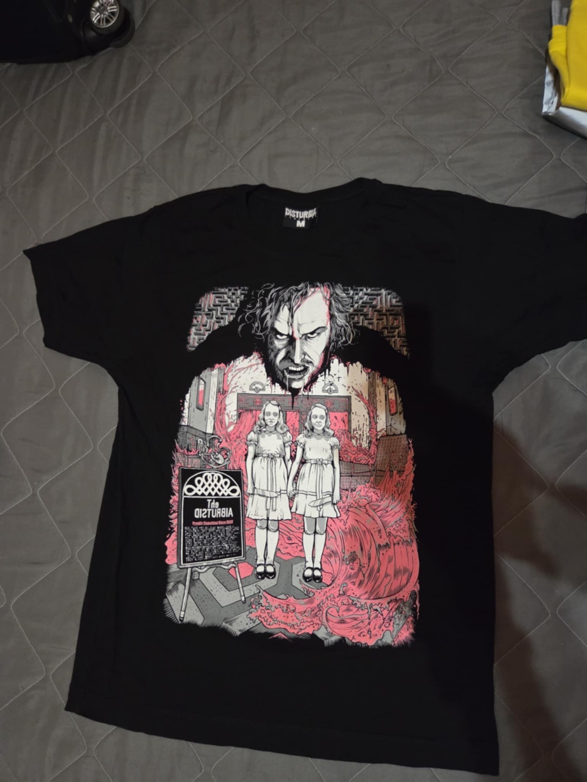 3x Disturbia Movie Themed Metal Emo Punk Grime T-shirt Genuine Rare MEDIUM image 3