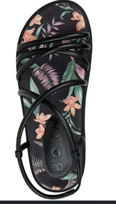 NEW - Roxy Brooke Women s Platform Strappy Sandals Casual Slip On Shoes - Size 8