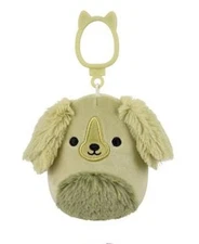 Squishmallows 3.5" Clip-On Brad the Golden Retriever