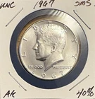 1967 SMS 40% Silver JFK Half Dollar