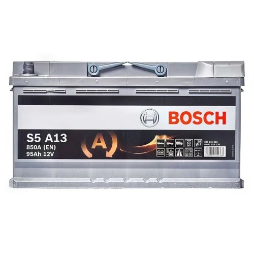 Batterie de voiture Bosch S5A13 start-stop 12V 95Ah 850A - Photo 1/1
