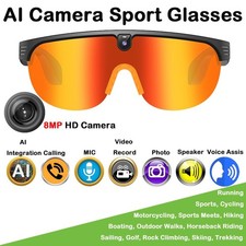 AI smart glasses with speaker and camera and Image and video translate