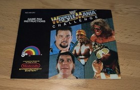 WWF WrestleMania Challenge NES Video Game with Manual PAL NES Nintendo boxed