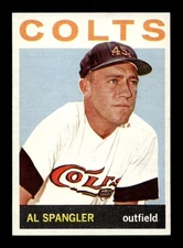 1964 Topps #406 Al Spangler Colt .45's VG-EX+ *6k