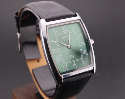 Vintage Seiko Slim Quartz Gentlemen's Wrist Watch - FREE SHIPPING