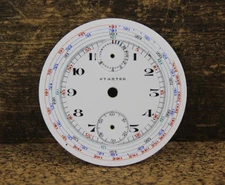 Original Dial STARTER Minerva Suisse Pilot Chronograph Vintage Swiss Wrist WATCH