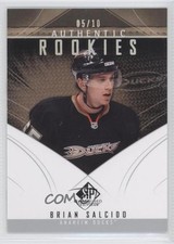 2009 SP Game Used Edition Authentic Rookies Spectrum 5/10 Brian Salcido #180 0c3