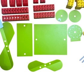 Lego Duplo 9656 Classroom Set 2 RETIRED 2008 Incomplete Box Simple Machines READ