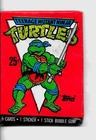 1989 Topps Teenage Mutant Ninja Turtles Sealed (Leonardo) Wax PACK, 5 Cards
