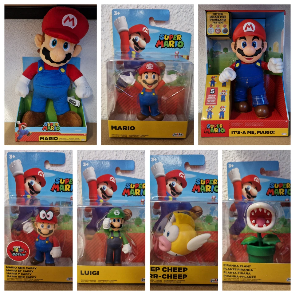 Jakks Pacific Super Mario Figuren verschiedene