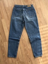 Vtg Forenza Denim Blue Jeans Size 12 Hi Rise 5 pockets 100% Cotton Made In USA