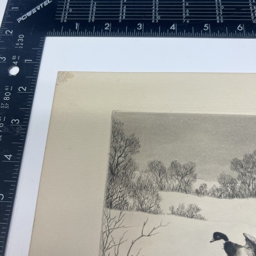 ART PAPER ETCHING PHOTO PRINT Hans Kleiber Horses At The Hitch Rack Wyoming Old - Picture 4 of 17