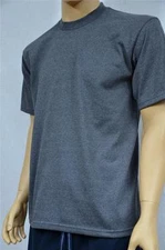 2 NEW PROCLUB S-5XLT HEAVY WEIGHT T-SHIRTS CHARCOAL PLAIN TEE PRO CLUB BLANK
