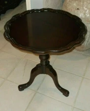 Drexel Heritage 24" Round Pie Crust Table
