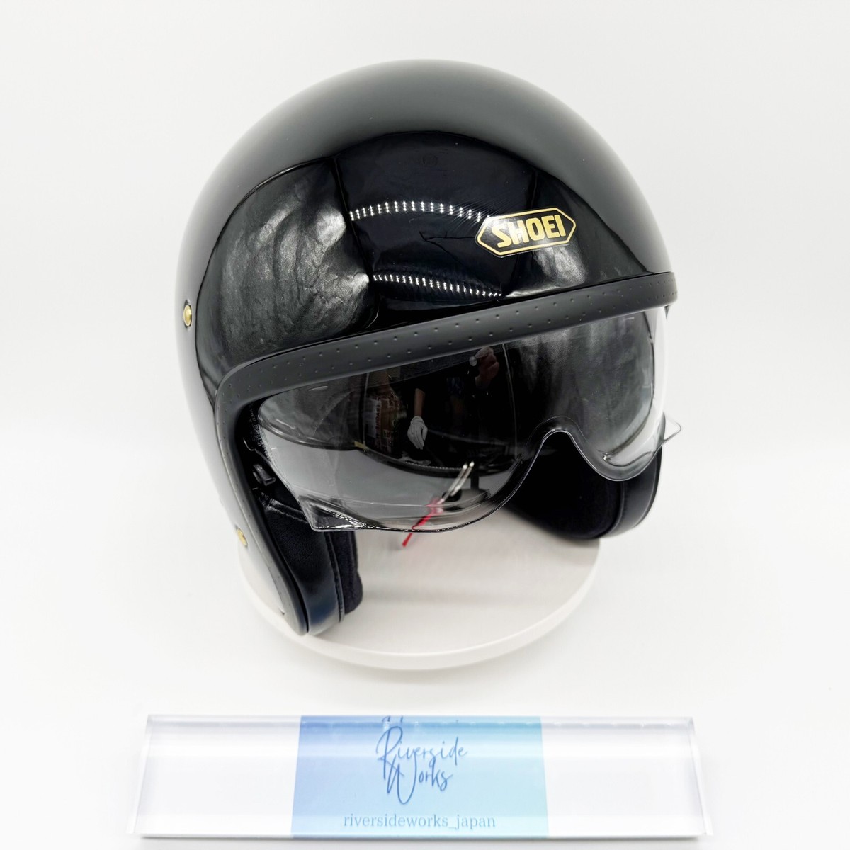 SHOEI JO XLサイズ Shoei J O Gray Open Face Scooter Motorcycle Jet Helmet Size