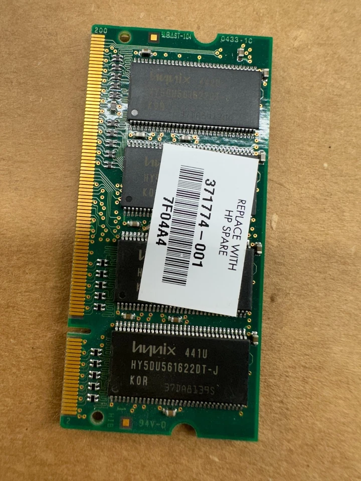 Hynix 256MB HYMD232M646D6-J DDR PC2700 333MHZ MEMORY RAM - Image 2 of 2