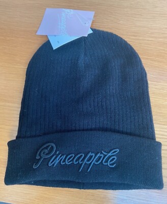Brand New Black Pineapple Dance Studios Beanie Hat One Size UK
