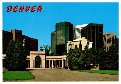 postcard Mirror like structure of Great -West Life Towers Colorado 8498