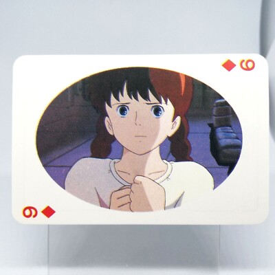 Diamond 9 Castle in the Sky Sheeta Spielkarten Magazin Animage Anhang