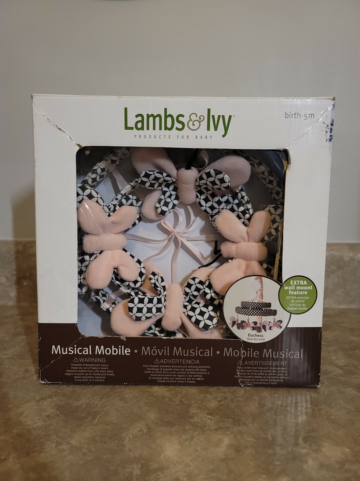 Lambs & Ivy Musical Mobile in Duchess Butterflies eBay