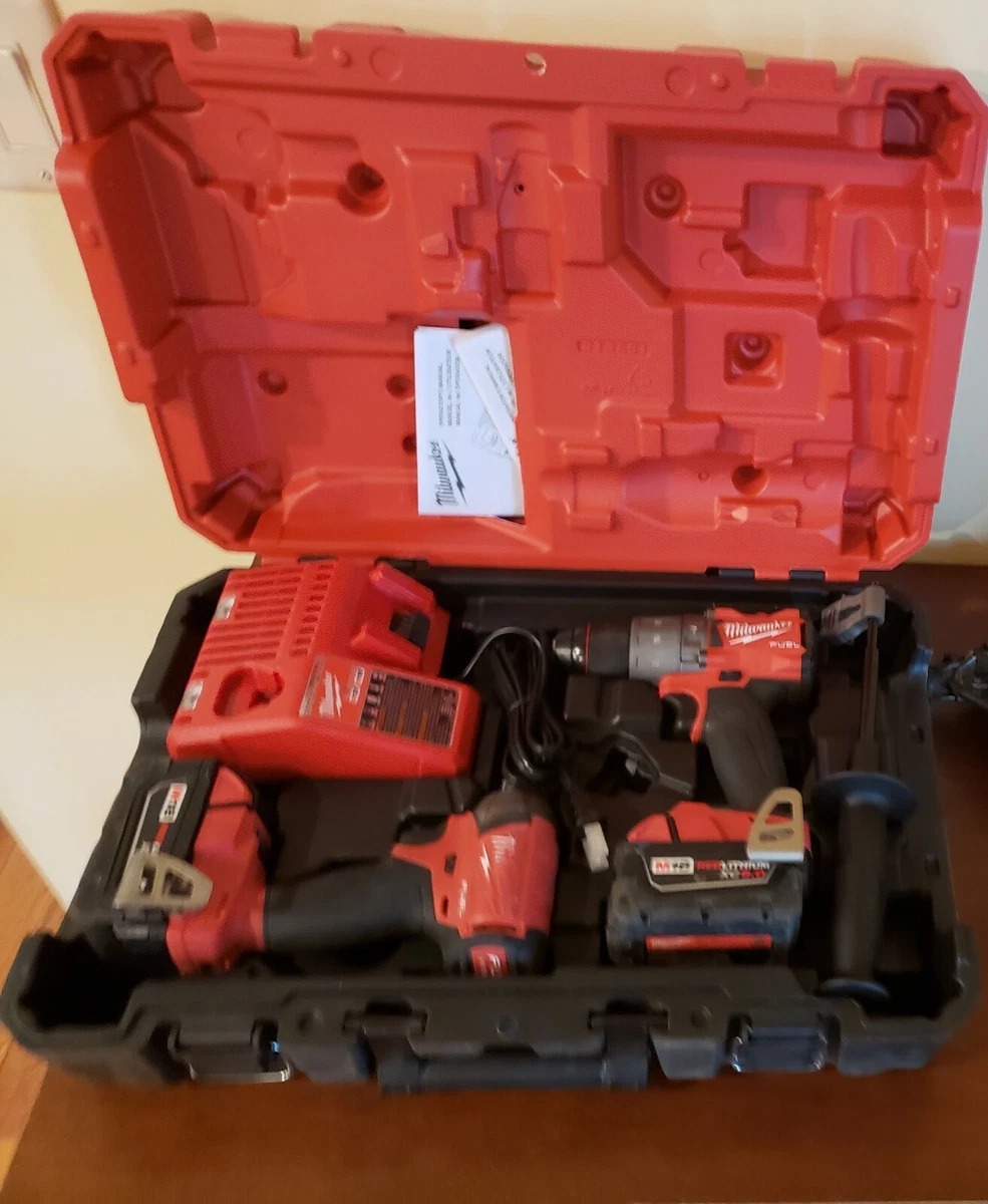 Milwaukee 2897-22 M18 Fuel 2-Tool Combo Kit, Red