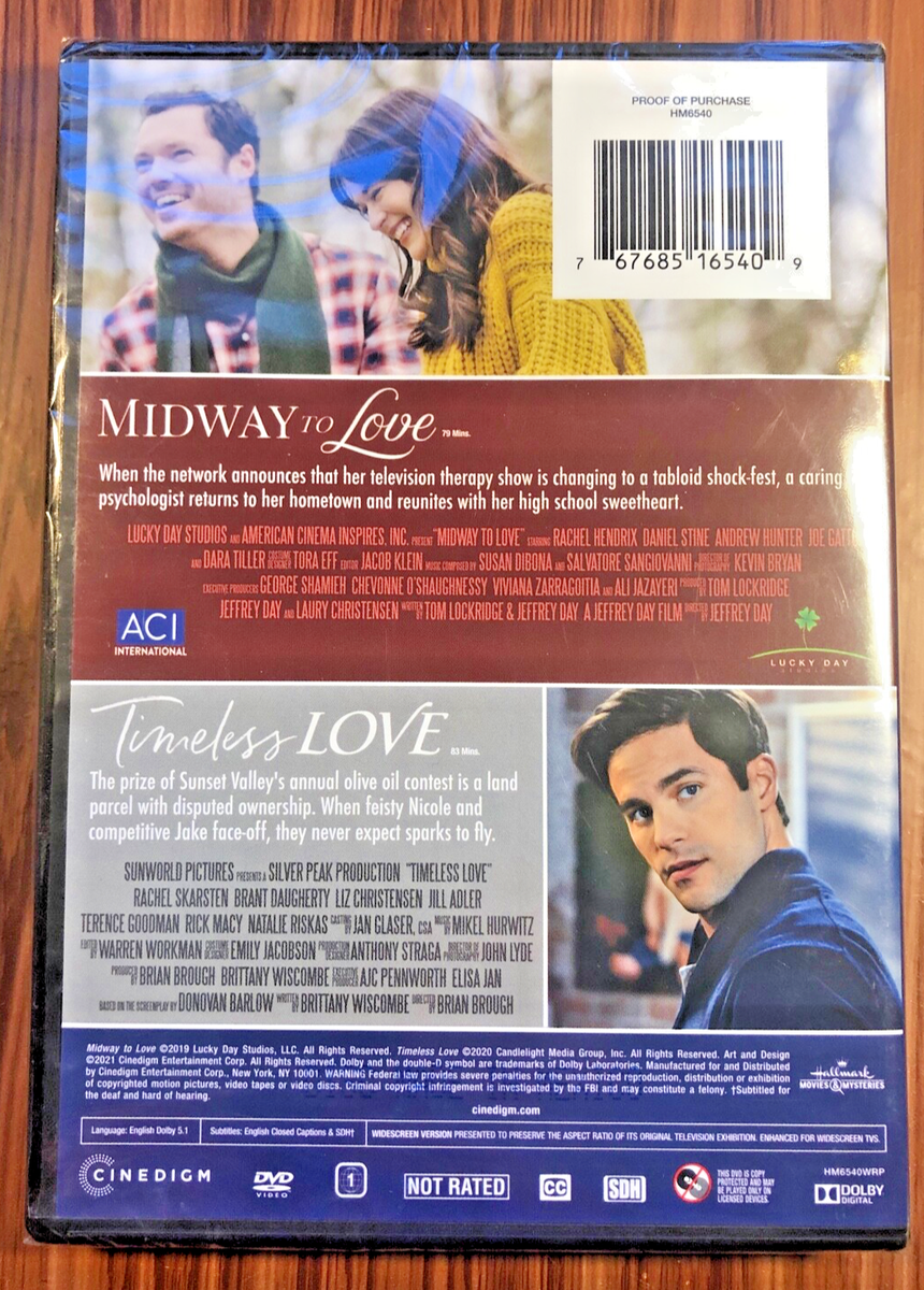 Midway to Love Timeless Love DVD Hallmark Channel 2 Movie