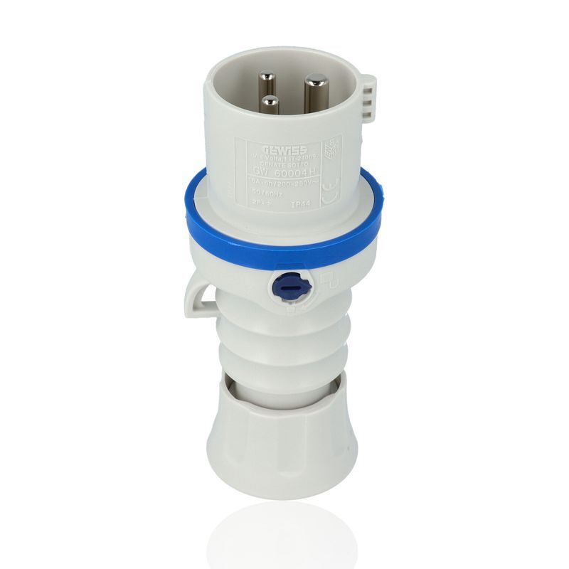 GEWISS GW60004H Spina  mobile HP, IP44, 2P+T 16A 230V 6H