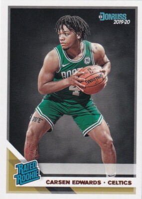 2019-20 DONRUSS RATED ROOKIE RC CARSEN EDWARDS BOSTON CELTICS - G45-2