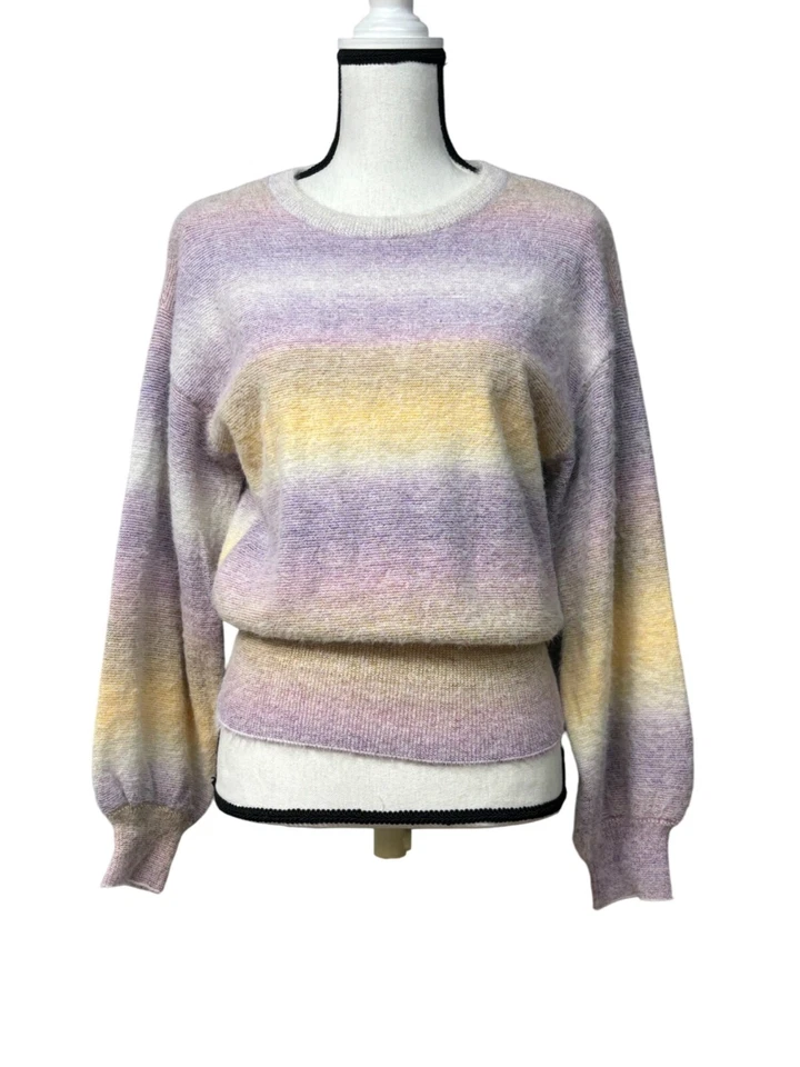 INC International Concepts Women’s Space Dyed Striped Crew Neck Sweater, Sz. M - Image 2 of 4