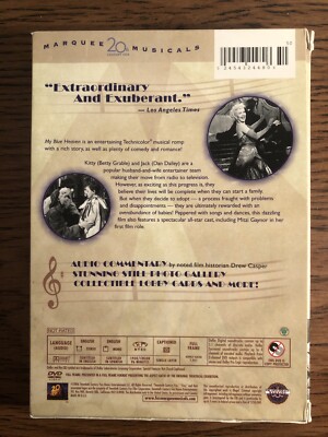 My Blue Heaven 1950 (DVD, 2006) Betty Grable, Dan Dailey W/ Slip