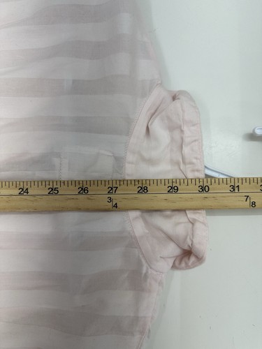 Erika Taylor Intimates Womens Pajama Set Large Pink Striped Country Cottons vtg - Picture 10 of 21