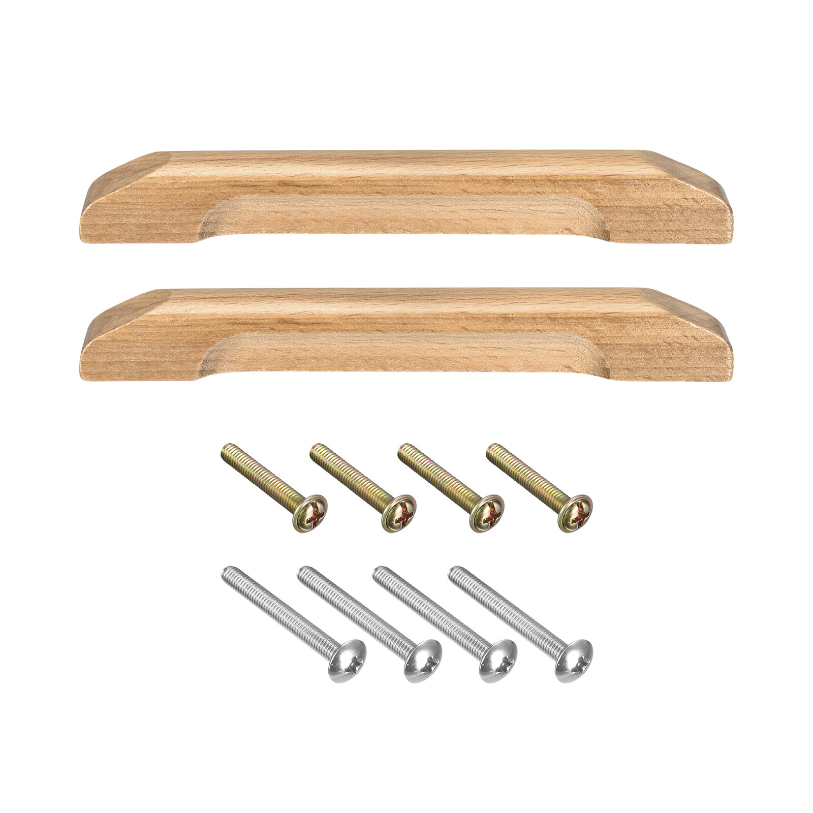 2Pcs Wood Drawer Pulls, 5.04