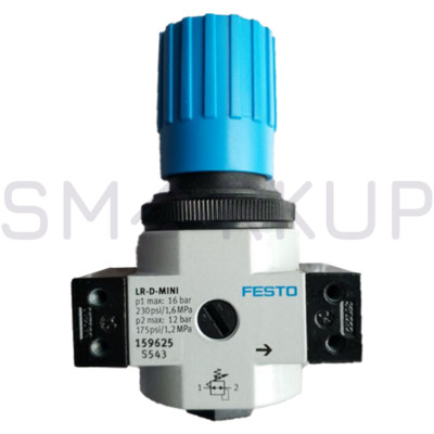 New In Box FESTO LR-1/4-D-MINI 159625 Reducing Valve