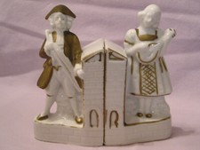 Vintage Japan Colonial Man and Woman Bookends