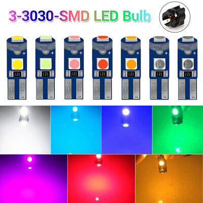 5-20x T5 74 3SMD-3030 LED Bulbs For Instrument Gauge Cluster Dash Light Durable