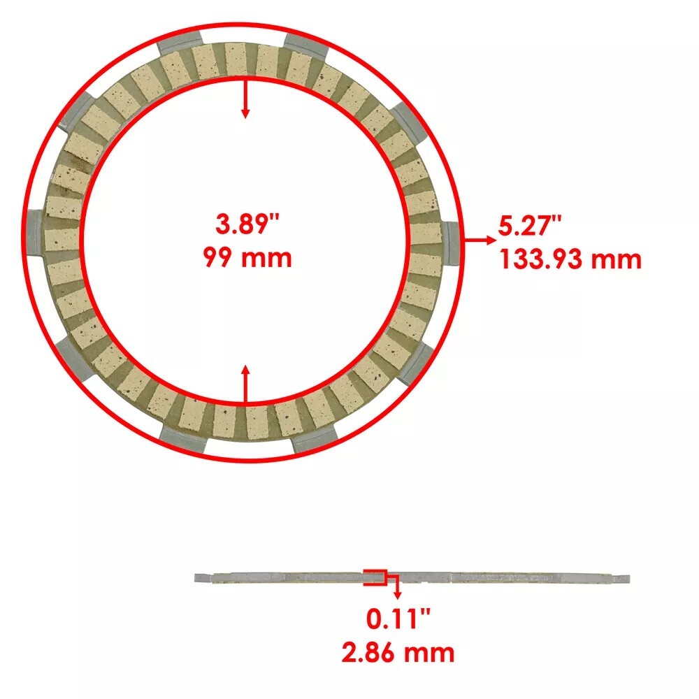 Clutch Friction Steel Plates Springs Gasket Kit for Yamaha Clutch Friction Steel Plates Springs Gasket Kit for Yamaha