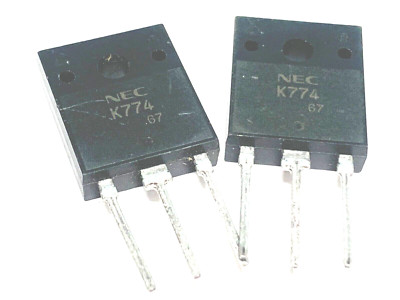 2 Pieces  2SK774 TO-3P  MOSFET High-Power Transist  FREE Shipping within US!