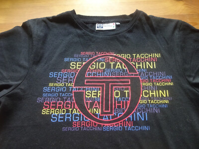 SERGIO TACCHINI SHIRT (M) TENNIS 80S RAP HIP HOP CASUAL PETE SAMPRAS 90S ITALIA