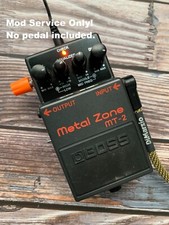 Mod Service Only No Pedal Boss MT-2 Metal Zone Distortion Alchemy Audio