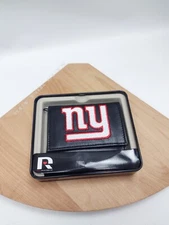 New York Giants NFL Embroidered Leather Bifold Billfold Wallet