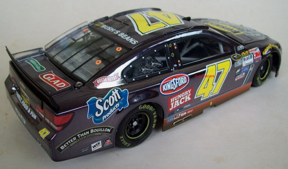 AJ Allmendinger 2015 Bush's Grillin Beans #47 Chevy color cromo 1/24 NASCAR nuevo Foto 3 de 4