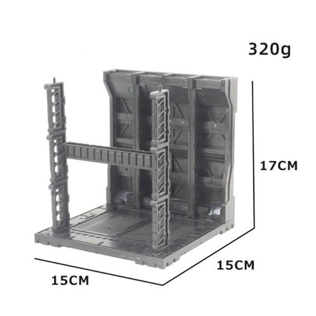 Base Supporto Per Action Figure EHJRE - Plastica Nera, 17x15x15cm, Per Scene E Display - Foto 2