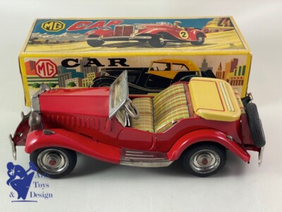JOUET ANCIEN BANDAI Japan 722 Voiture Cadillac Convertible